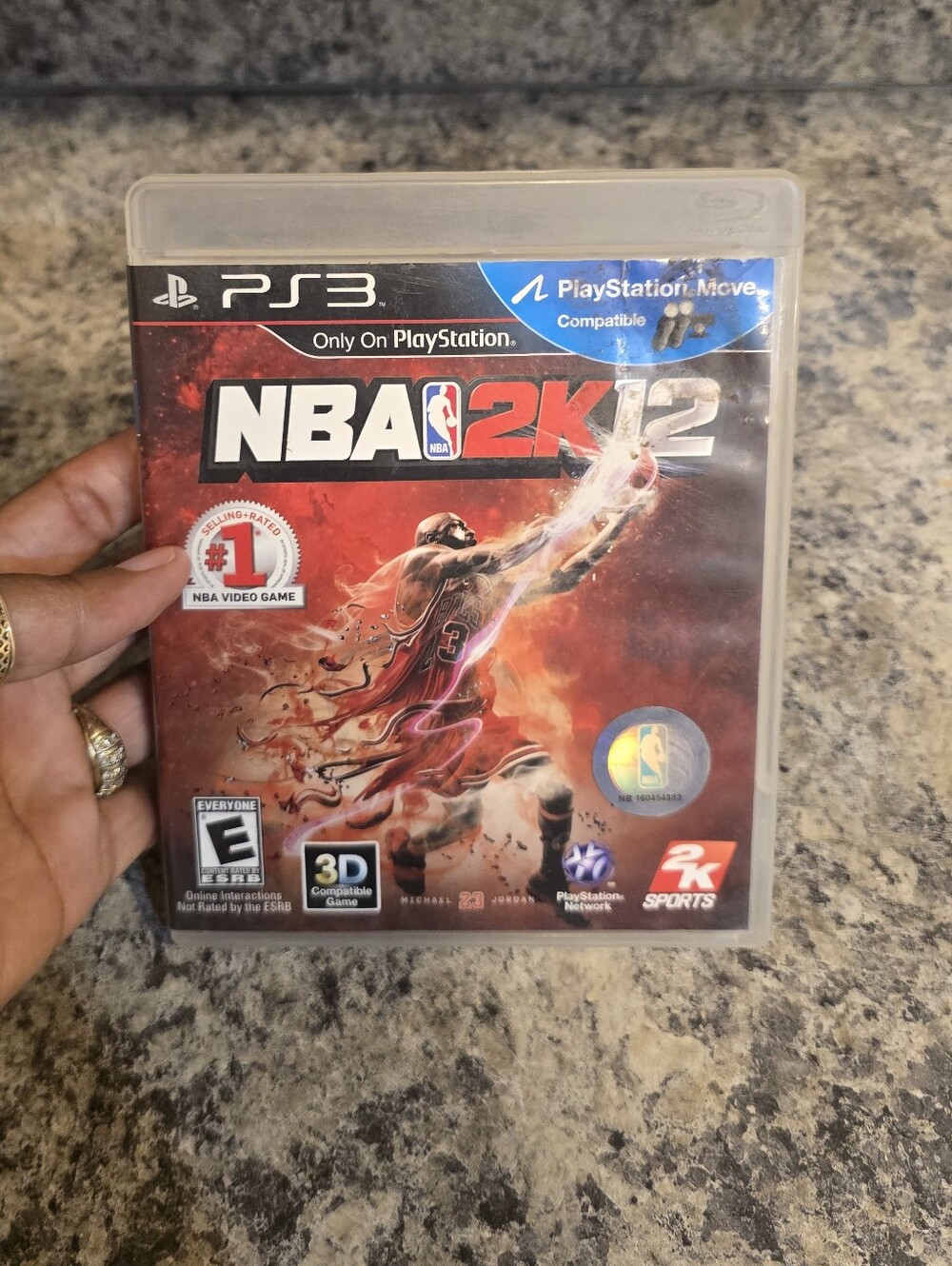 NBA 2K12  (Sony PlayStation 3, 2012) PS3 Michael Jordan 23 Tested
